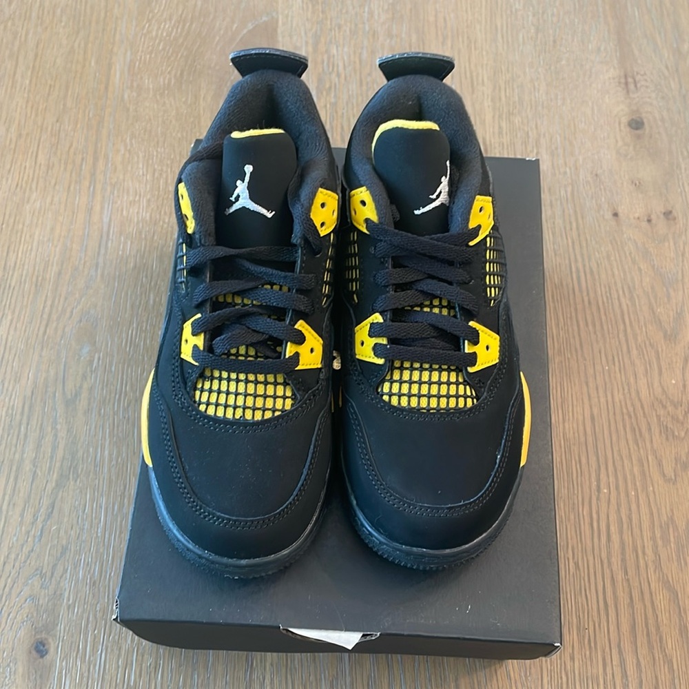 JORDAN 4 RETRO PS 'THUNDER' 2023  SIZE 13c NEW NWT